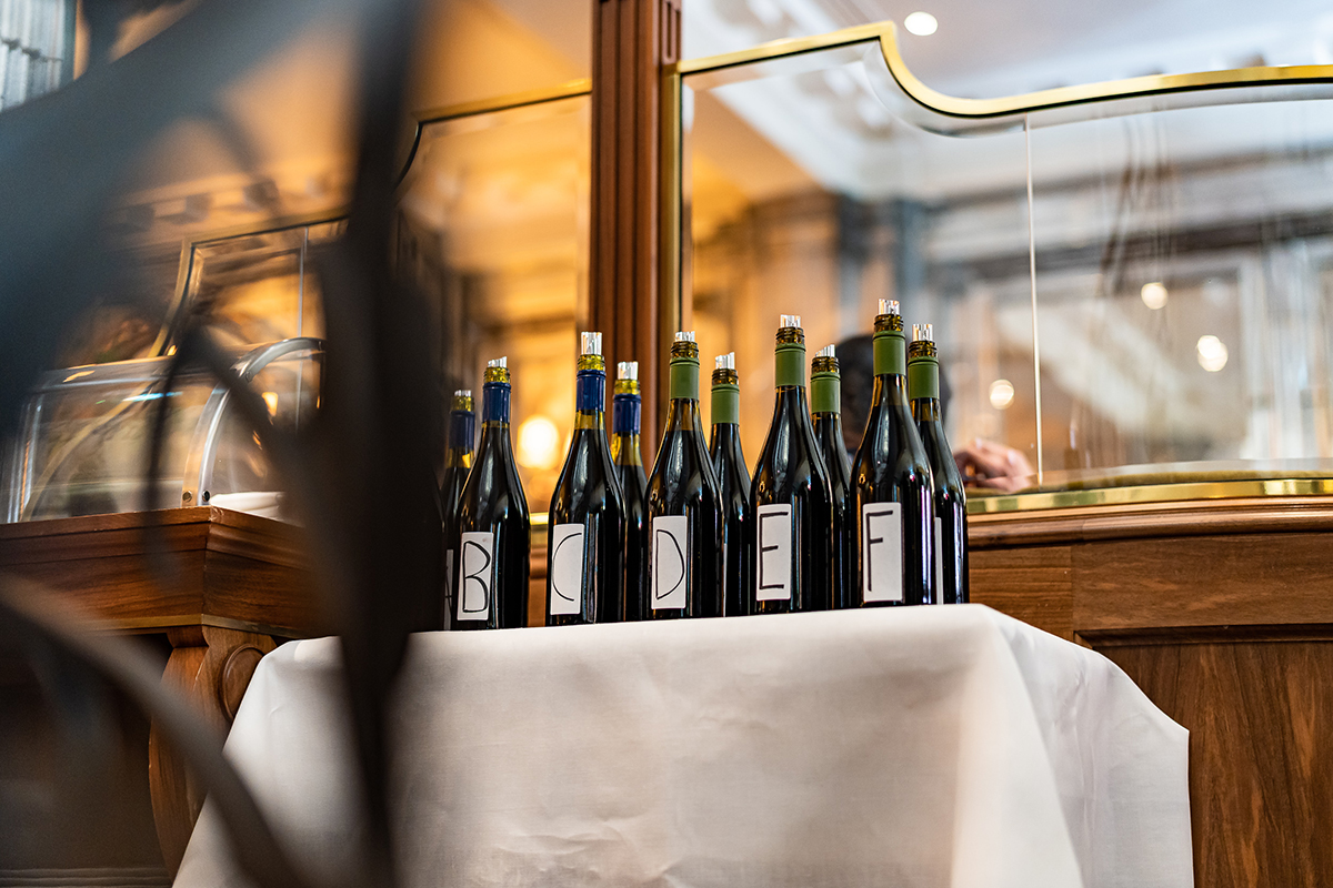 The wines were served blind in a manner similar to the Southwold Group tastings.